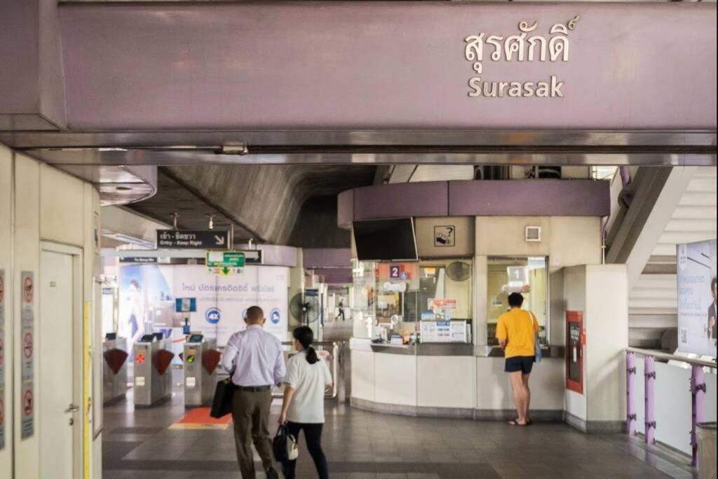 Ettroms-Leilighet på 45 kvm, med 1 bad i Silom Bangkok Eksteriør bilde